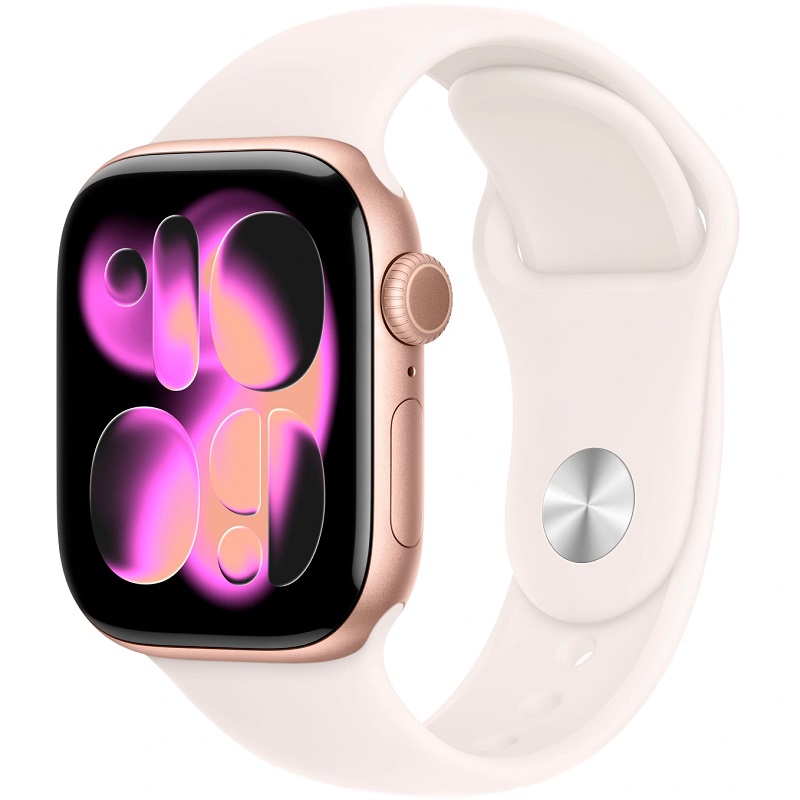Умные часы Apple Watch Series 11 46mm Rose Gold Aluminum Case with Sport Light Blush