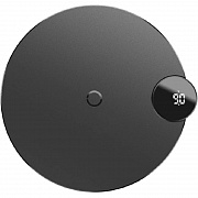 Беспроводная сетевая зарядка Baseus Digtal LED Display Wireless Charger (Черная)