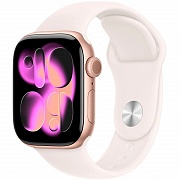 Умные часы Apple Watch Series 11 46mm Rose Gold Aluminum Case with Sport Light Blush