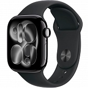 Умные часы Apple Watch Series 11 46mm Jet Black Aluminum Case with Sport Band Black