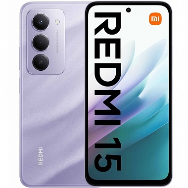 картинка Редми 15 6/128GB (Фиолетовый) от Дисконт "Революция цен"